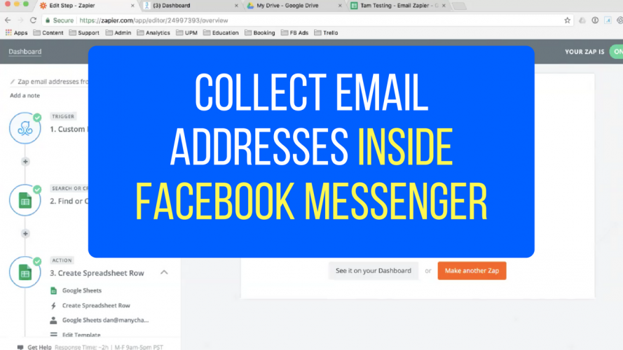 How To Collect Email Addresses Within Facebook Messenger