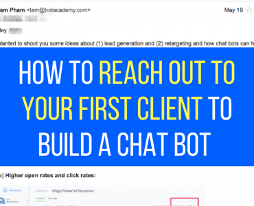 1262How to Reach Out To Your First Client To Build a Chatbot (with exact email scripts)